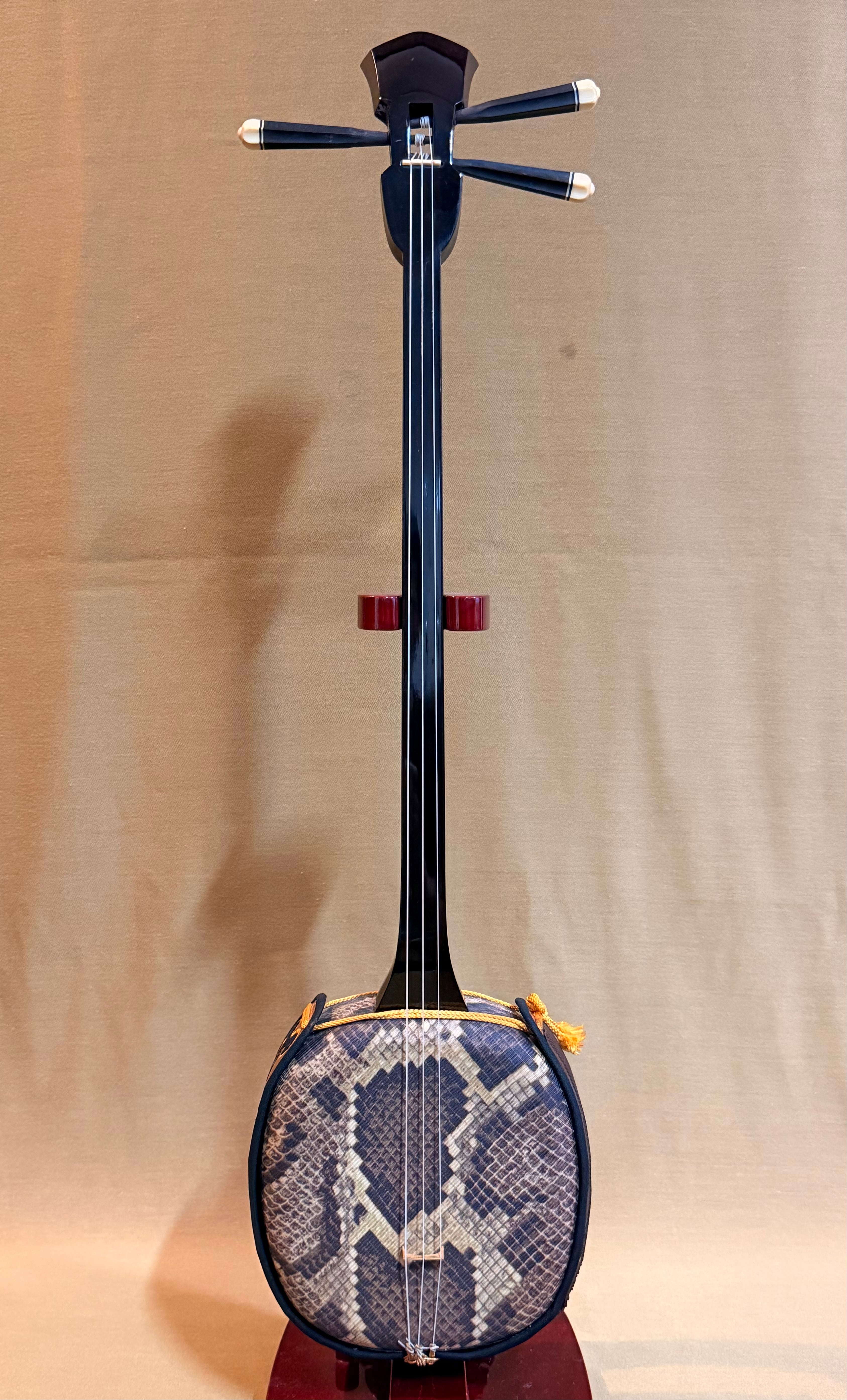 名工平良昌則 縞黒真壁型三線 力作 貴重 | 胴巻屋