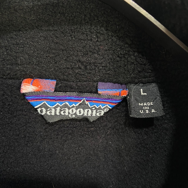 80s USA製　パタゴニア　シンチラサークジャケット　ナス紺　L 三角タグ