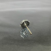 CUT OUT SPIDER WEB STUD / カットアウトスパイダーウェブピアス