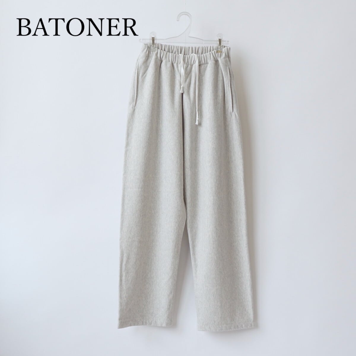BATONER/バトナー・MELANGE COLOR JUMBERCA URAKE PANTS | a flat shop