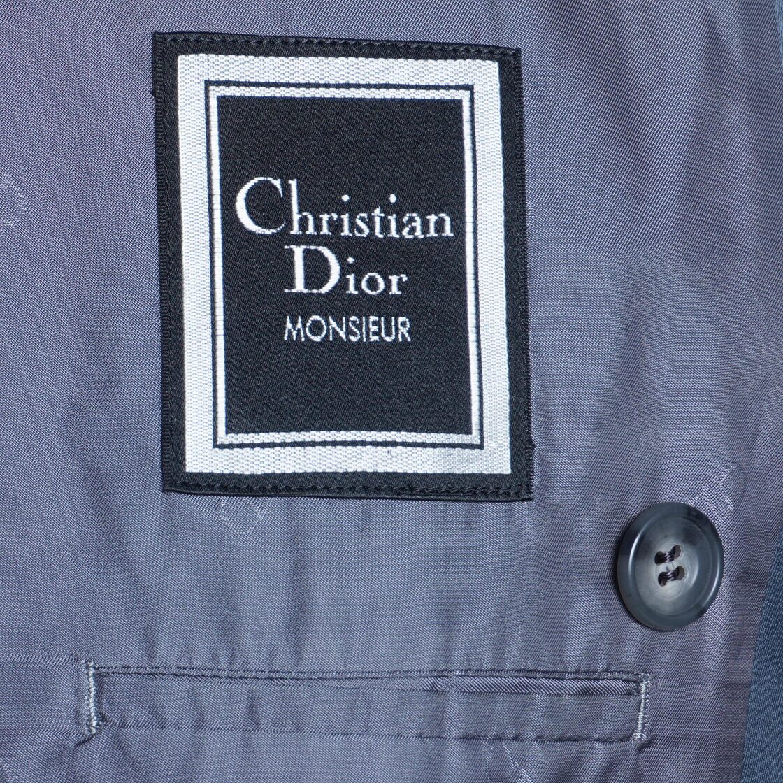 Christian Dior】クリスチャンディオール ロゴ刻印ボタン ダブルウール 