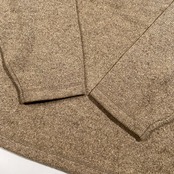 HUGO BOSS ヒューゴボス シルク混 ウール モックネック ニット セーター M /ベージュ系/メンズ/D-TK407