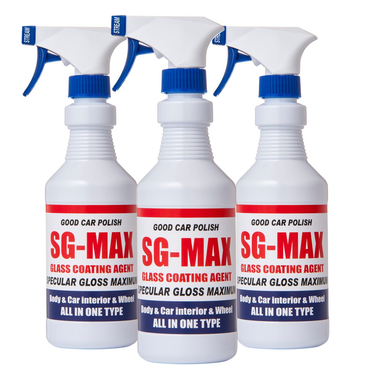 ガラスコーティング SG-MAX 3本セット プリウス アクア アルファード