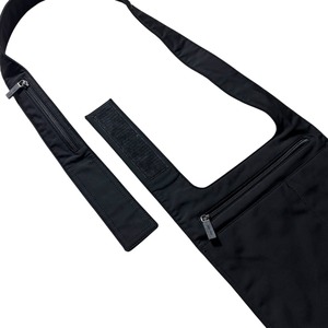archive MIU MIU black technical fabric shoulder body bag