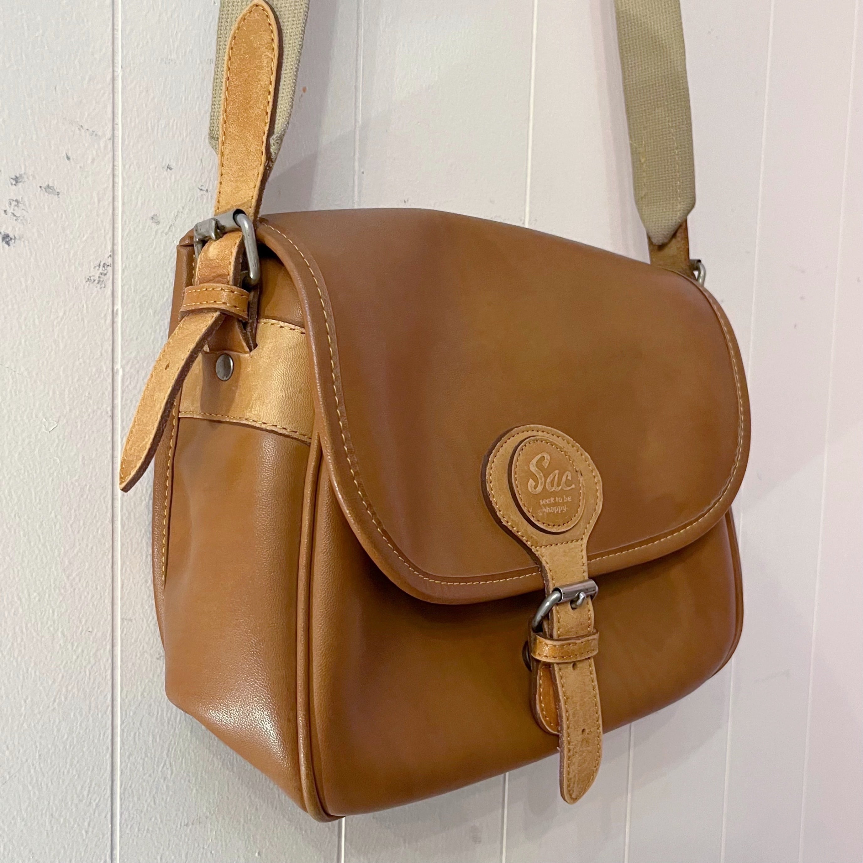 sac / beige brown shoulder bag