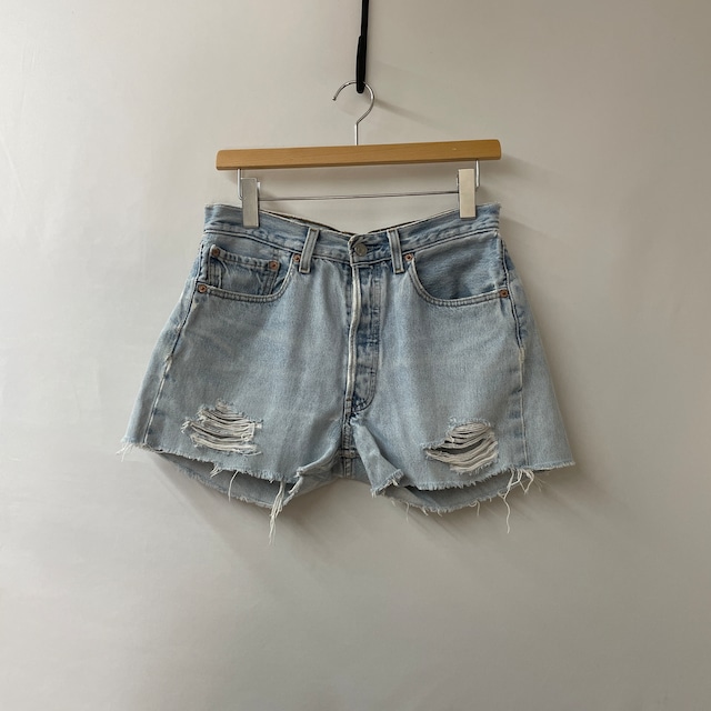 Levi's 501 ショート丈デニムパンツ　w31 l30