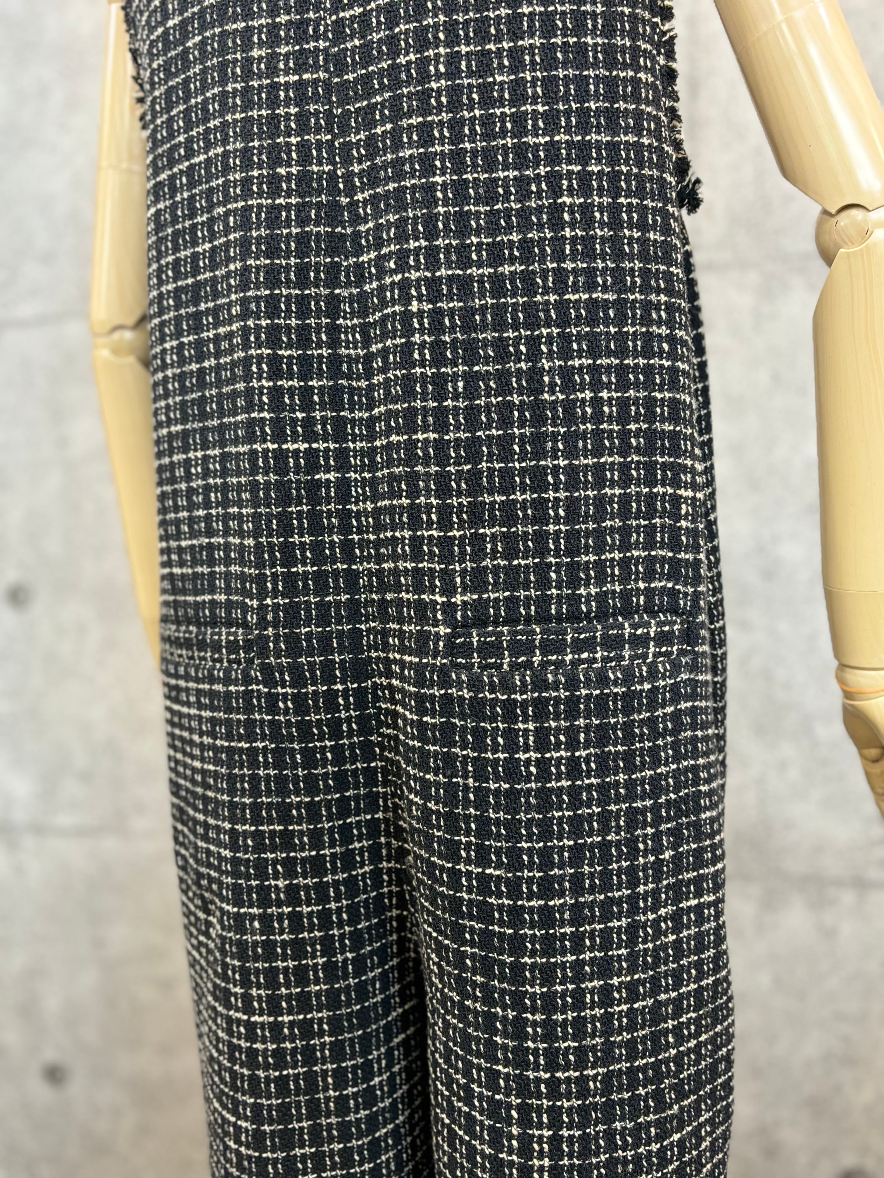 送料無料】DigniteCollier(ディニテコリエ) ツイードオールインワン