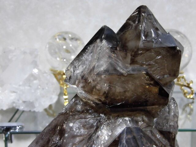 【送料無料】【高品質】14kg 特大ブラジル産ジャカレー水晶（アリゲータークオーツ）　no.6