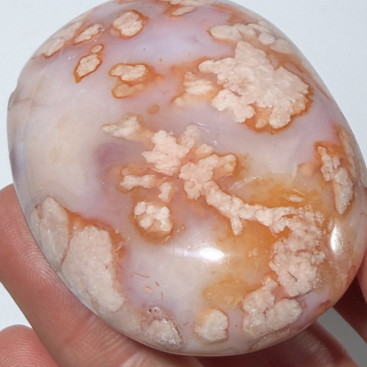 カーネリアンフラワーアゲート02 パーム ＊ 天然石