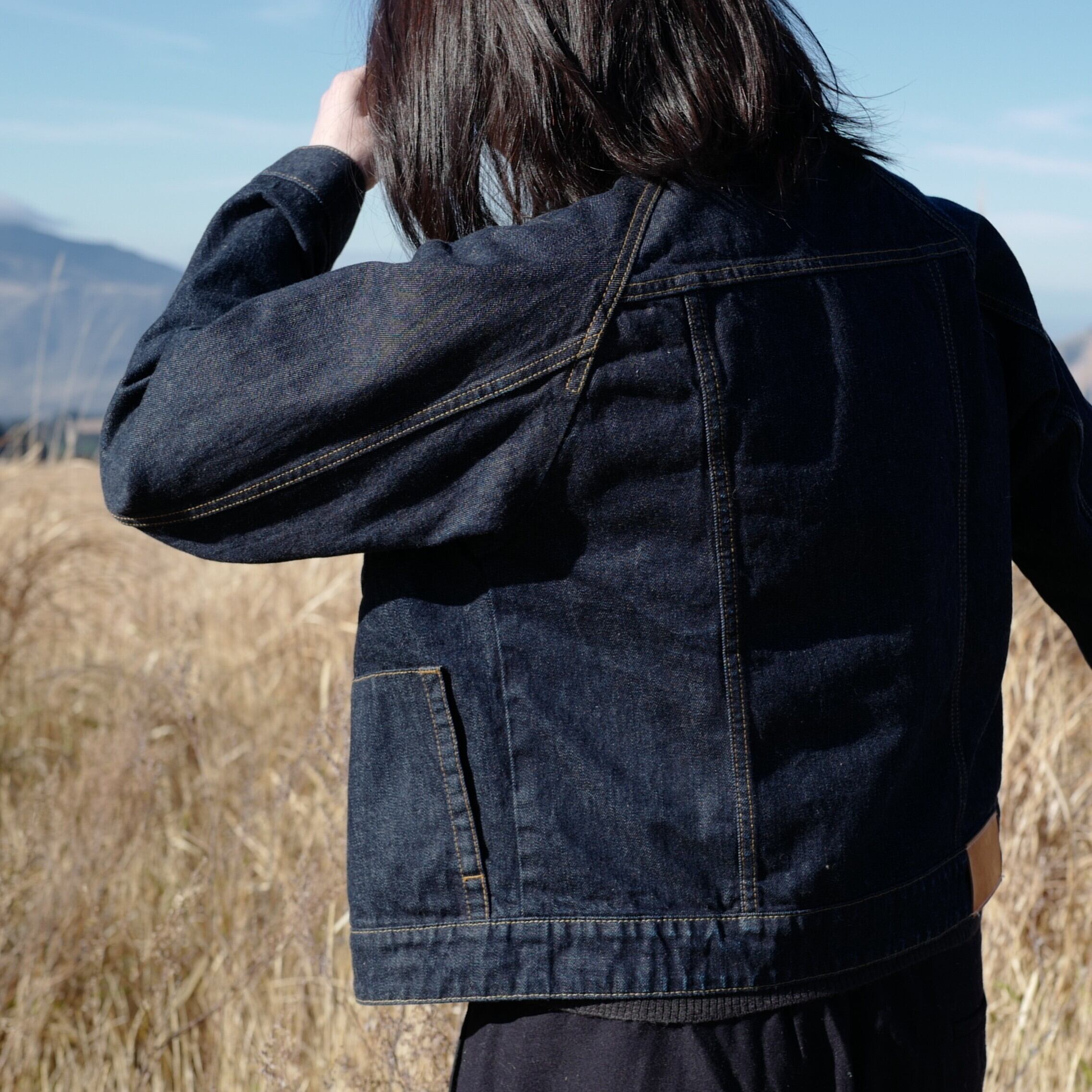 Si-Si-Si comfort｜BASIC DENIM JACKET（Gジャン）-one wash / indigo