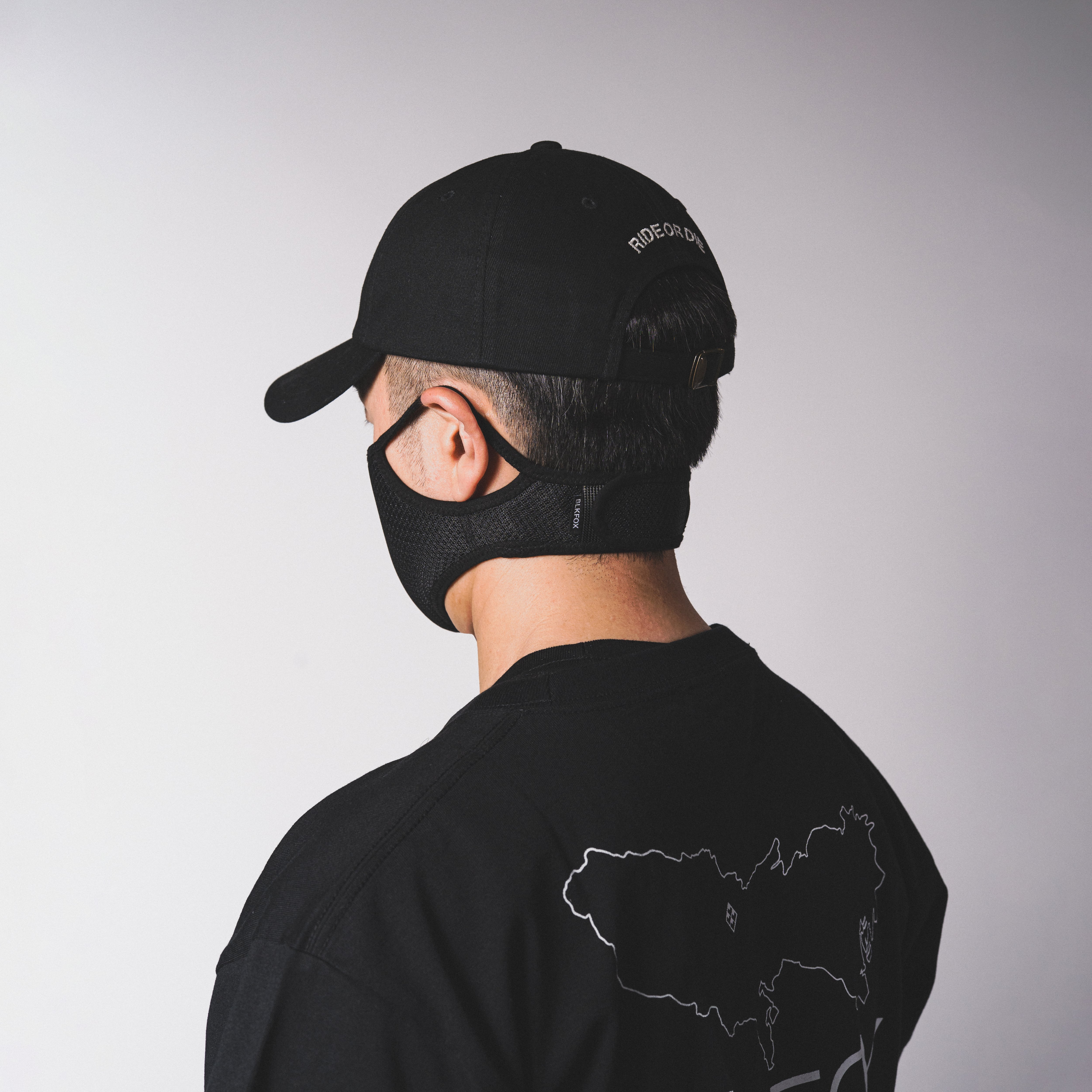 MESH FACE GUARD MASK - 3rd / BLACK | BLKFOX SELECTION