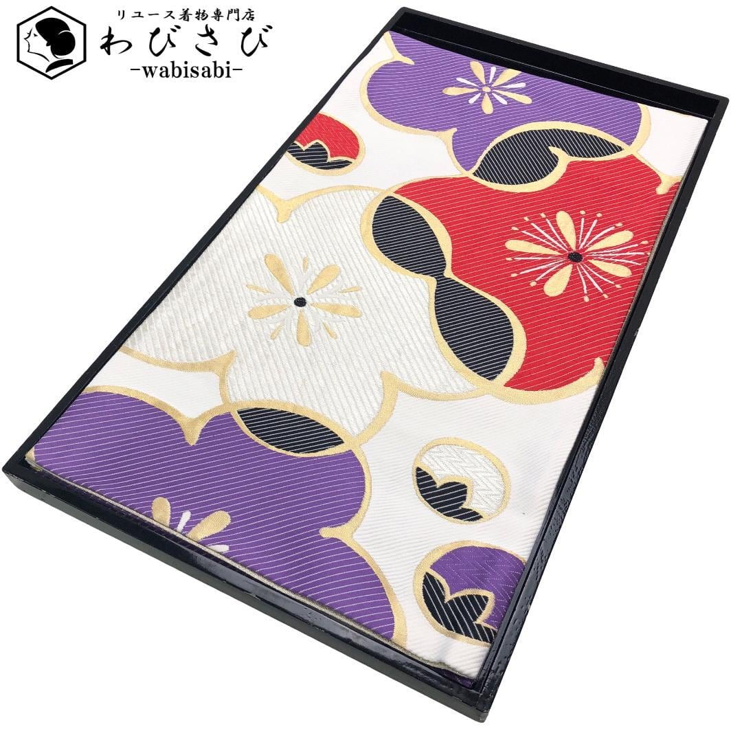 色無地 黄土色 紗綾形地模様 しつけ糸 K-4233 着物 きもの kimono 和服