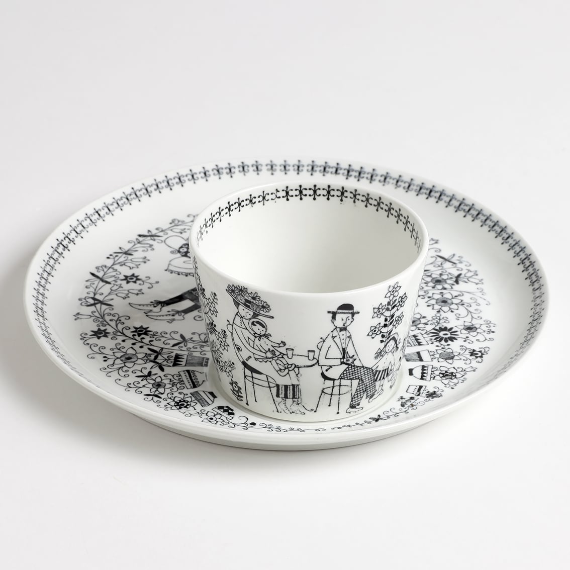 アラビア ARABIA Emilia エミリア トール カップ & ソーサー