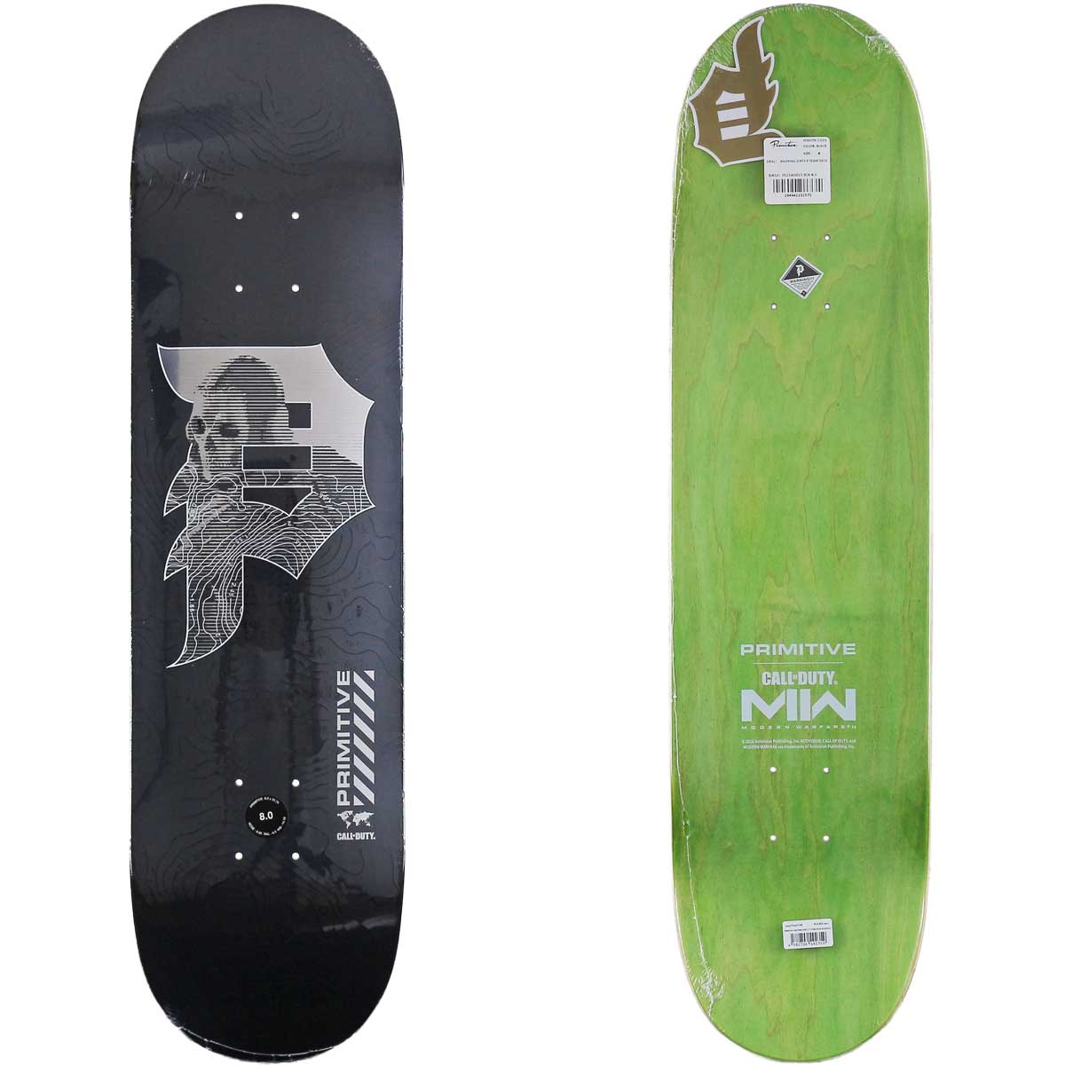 プリミティブ 8.0インチ スケボー デッキ Primitive Skateboards Call Of Duty Mapping Dirty P  Deck コール オブ デューティ マッピングダーティーピー ストリート スケートボード スポーツ ストリート パーク ランプ 人気 おすすめ  ブランド