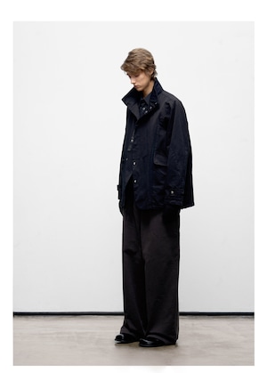 DECESOLO 25AW スタンドアカラー ウォッシュパッチワークジャケット