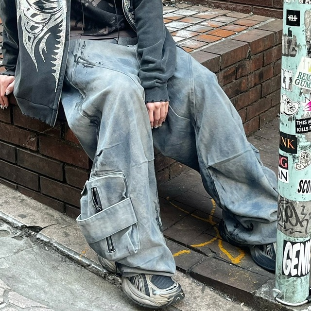 【2/27新着】Uneven BIGポケットパンツ