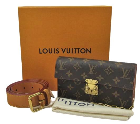 USED] LOUIS VUITTON“ルイヴィトン”モノグラム Sロック ベルトポーチPM ...