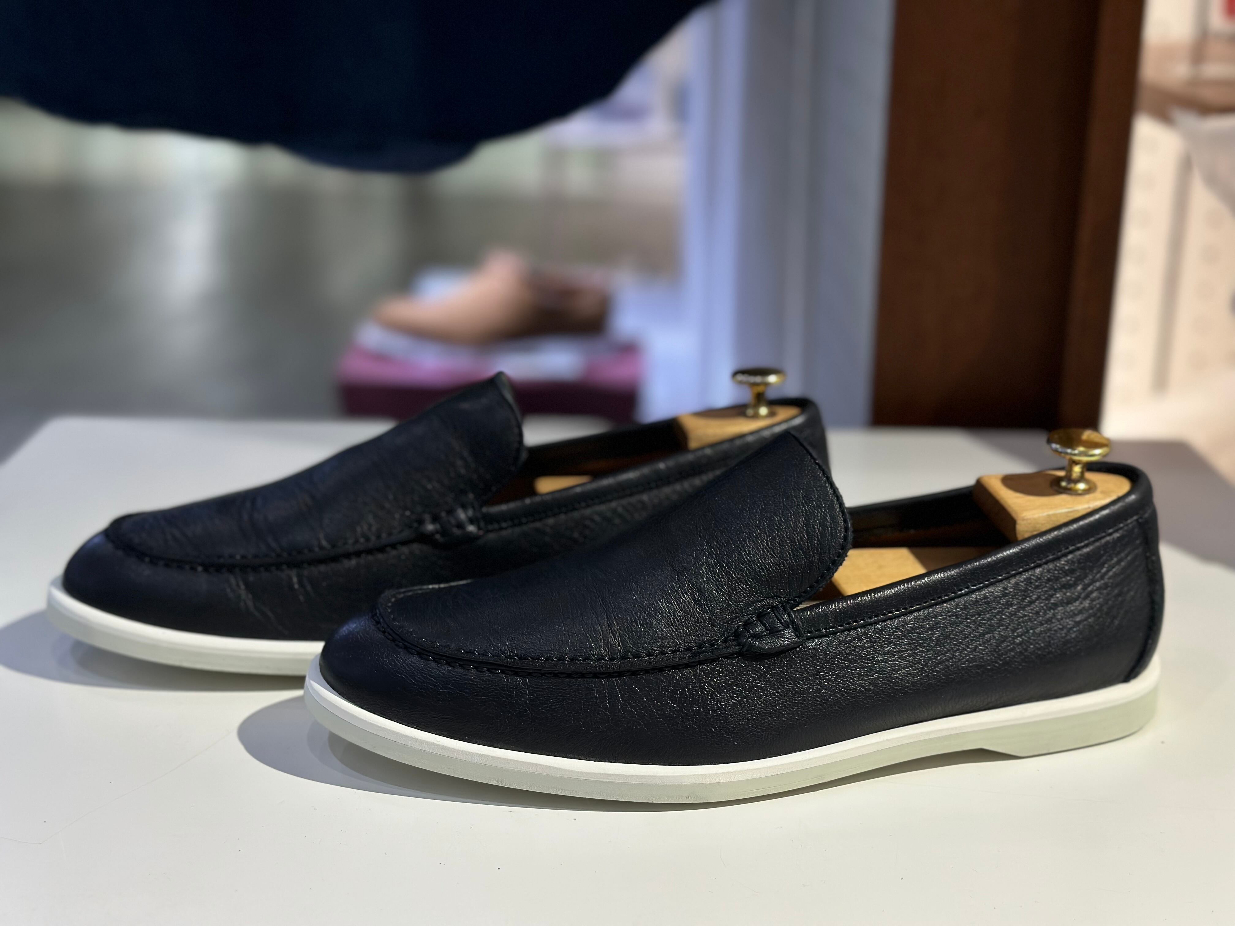 loropiana ロロピアーナ サマーウォーク 42 ハーフ 26cm 26.5cm 紳士靴 