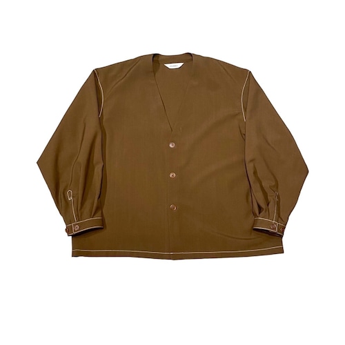 DIGAWEL - Wool Gabardine Shirt Cardigan (size-1) ¥15000+tax