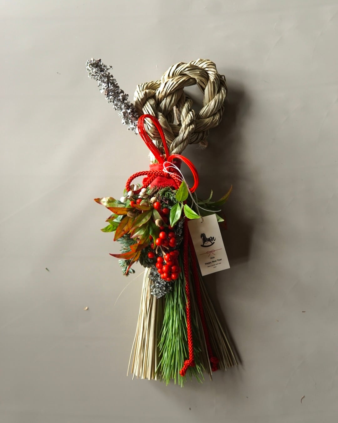 南天のしめ飾りK