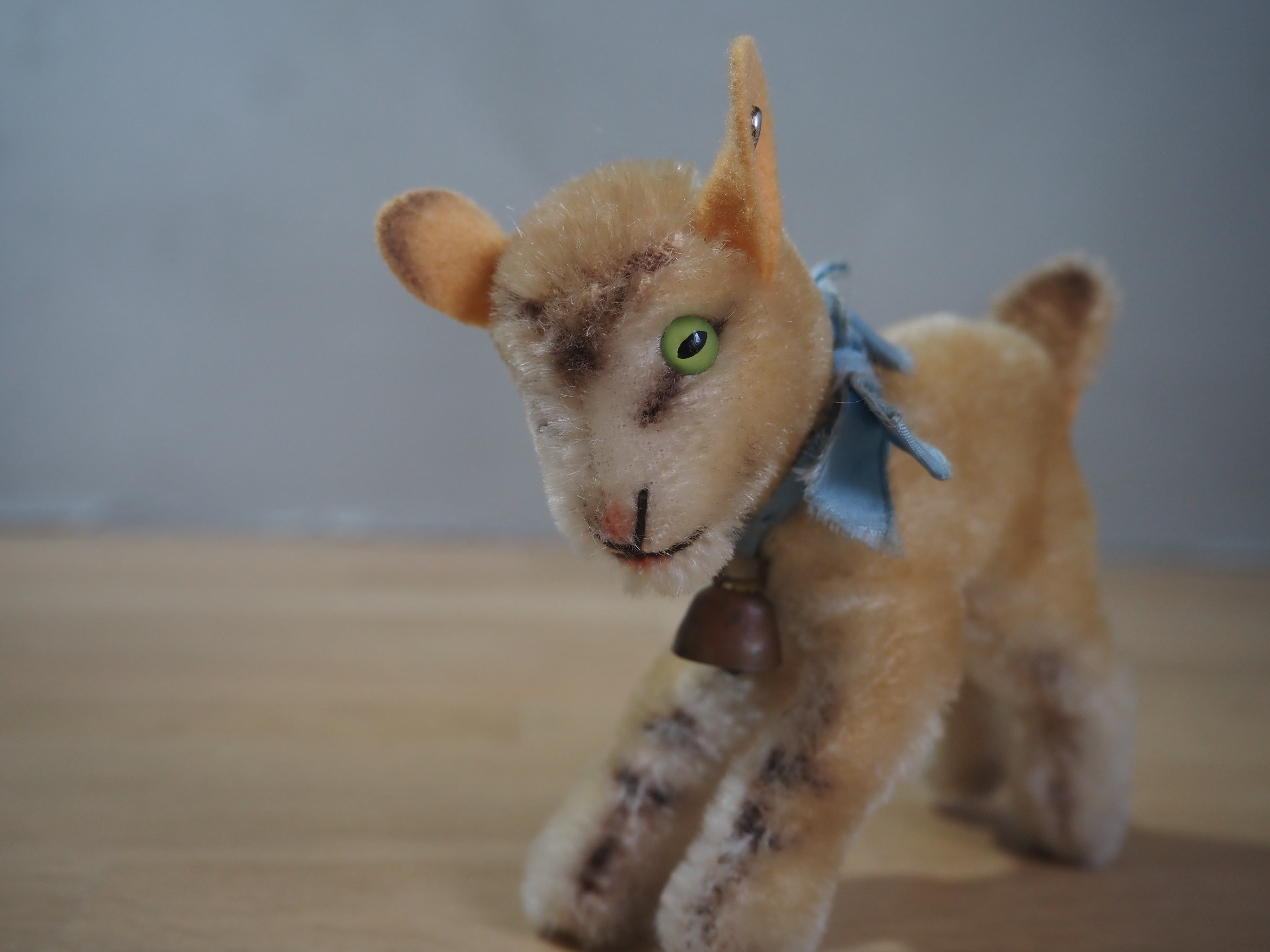 オールド シュタイフ ヤギ Steiff Zicky 10cm | ヒガシマチマーケット