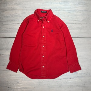 KIDS Vintage /  Ralph Lauren Shirt (RED)【5T】
