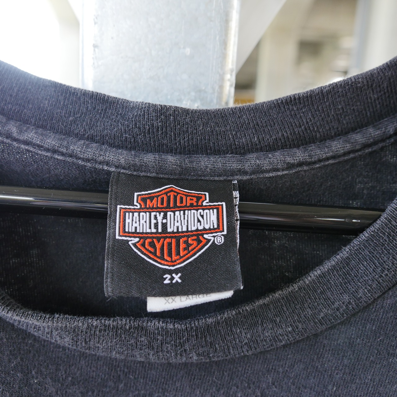 Harley-Davidson|Fire emblem black T-shirt