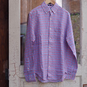 J.CREW Linen Plaid Shirt / リネン チェック シャツ