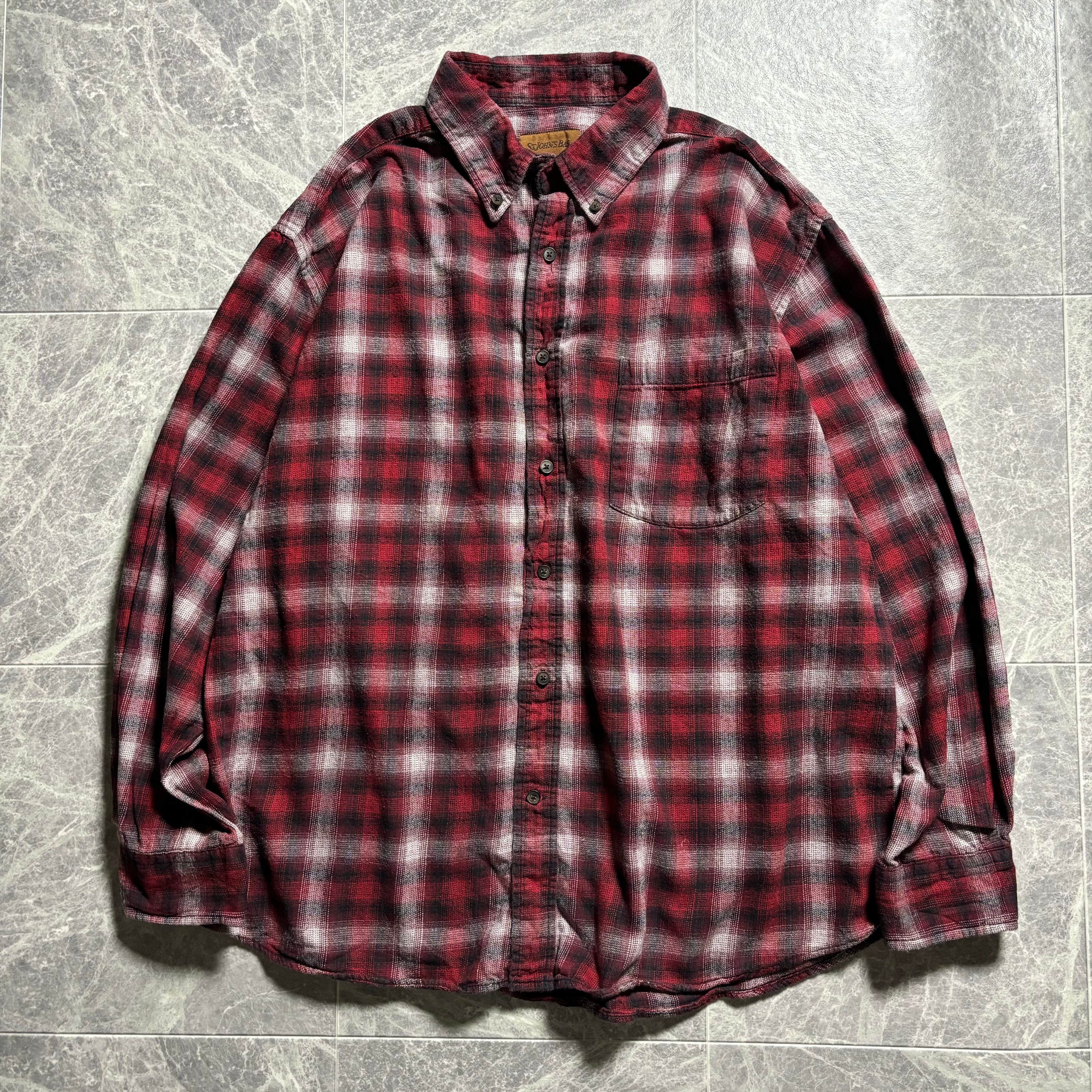 ST.JOHN'S BAY Ombre Check Flannel Shirt