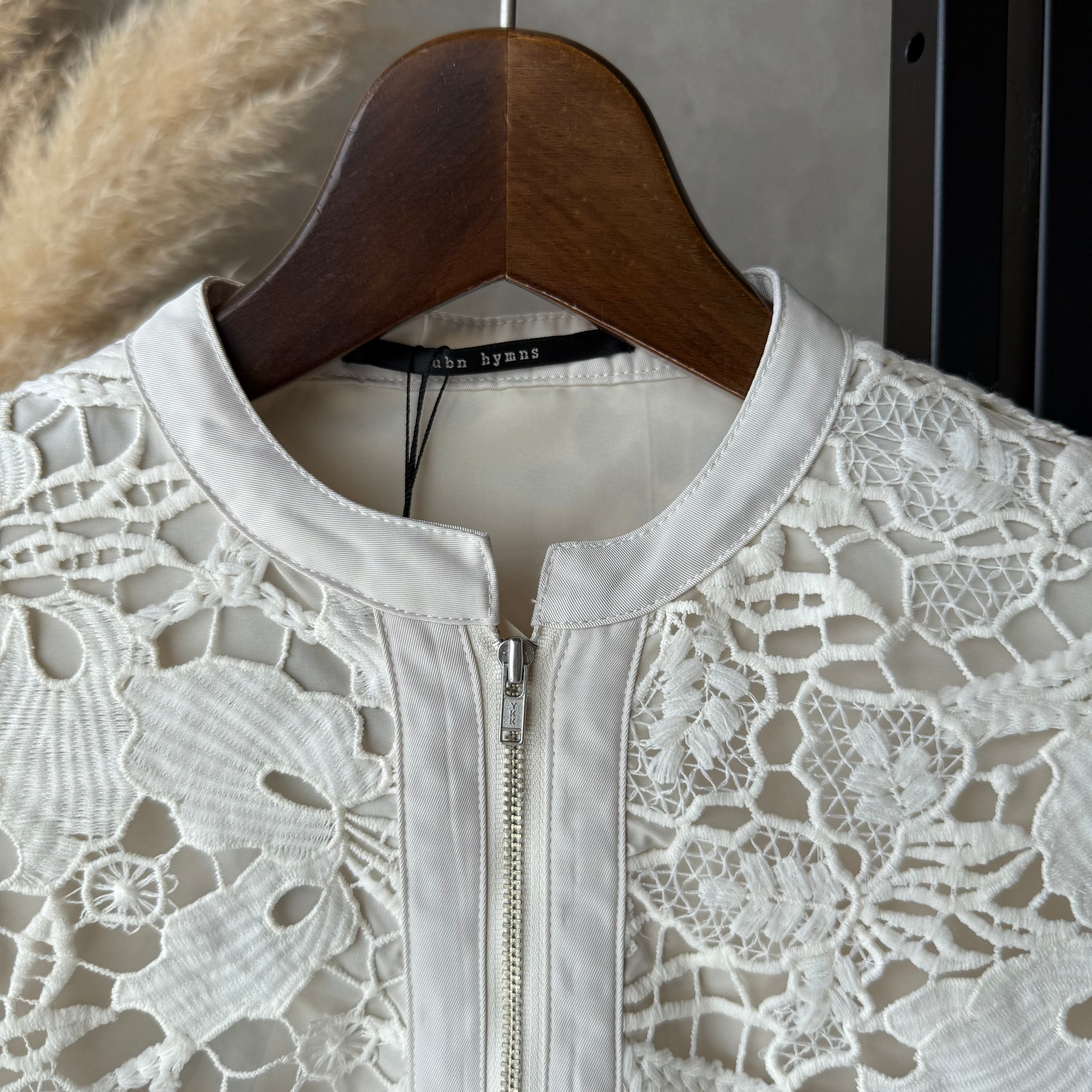 zampa レースポケットドロストブルゾン(N) | whispermusee