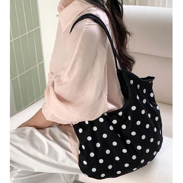 dot tote bag　J00323