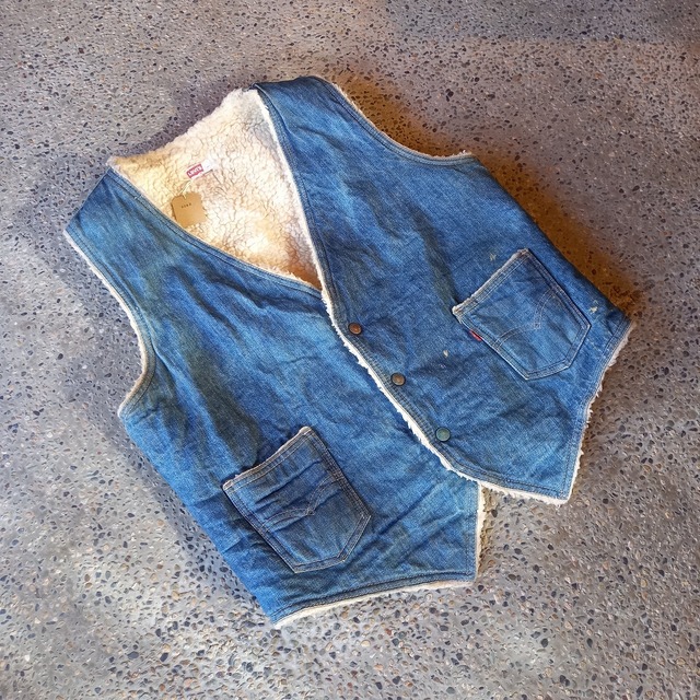 Levi's デニムボアベスト used [212051]