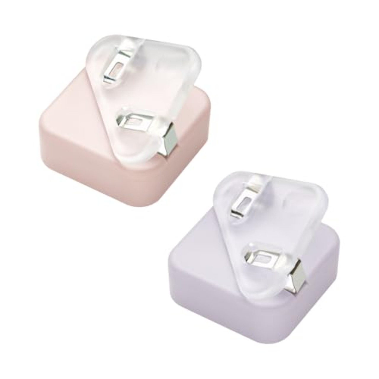 ソニック ブッククリップ カドノオモクリップ 2個入 おもさでページキープ ピンク系 SP-1667-P