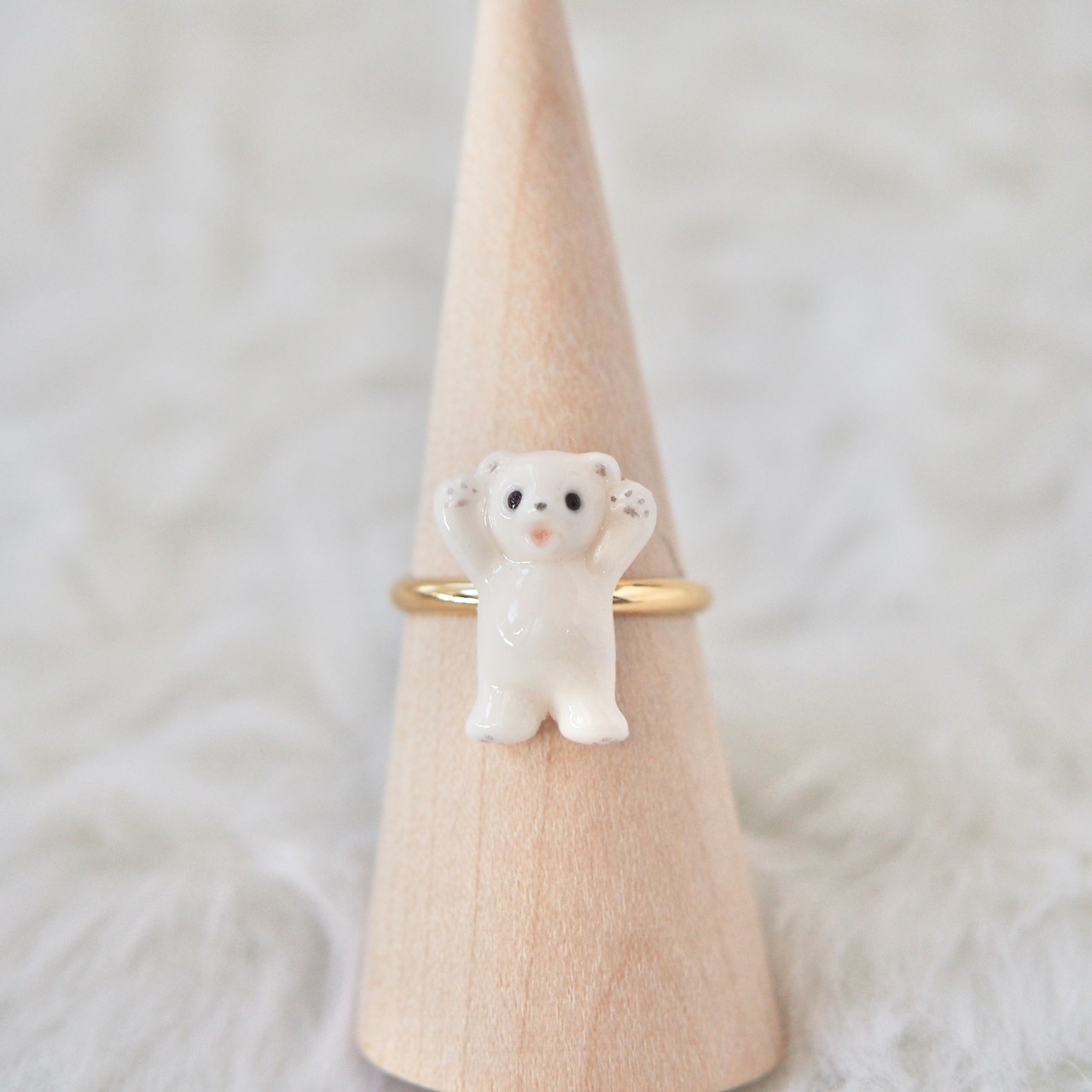 かわいいって言われたくないくまリング