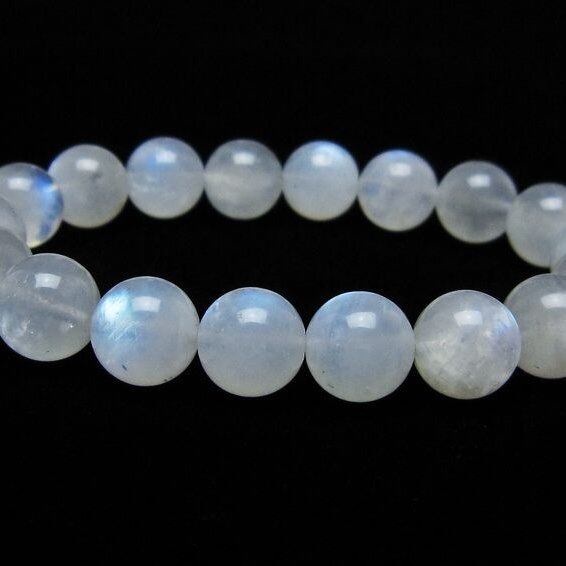 ムーンストーン ブレスレット 11mm 一点物 メール便可 [M便 1/10] 111-44852