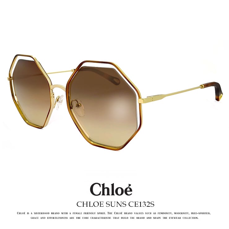 クロエ サングラス レディース chloe ce132s 213 58mm poppy 