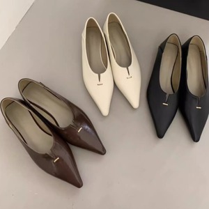 pointed toe flat shoes　602241