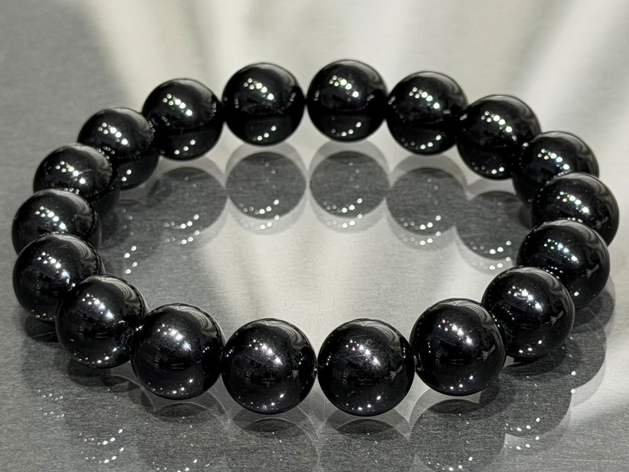 No.2452-6 ブラックトルマリンブレスレット