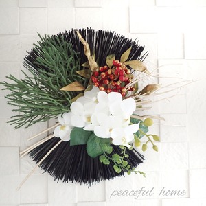 アーティフィシャルフラワー  コチョウランのお正月飾り