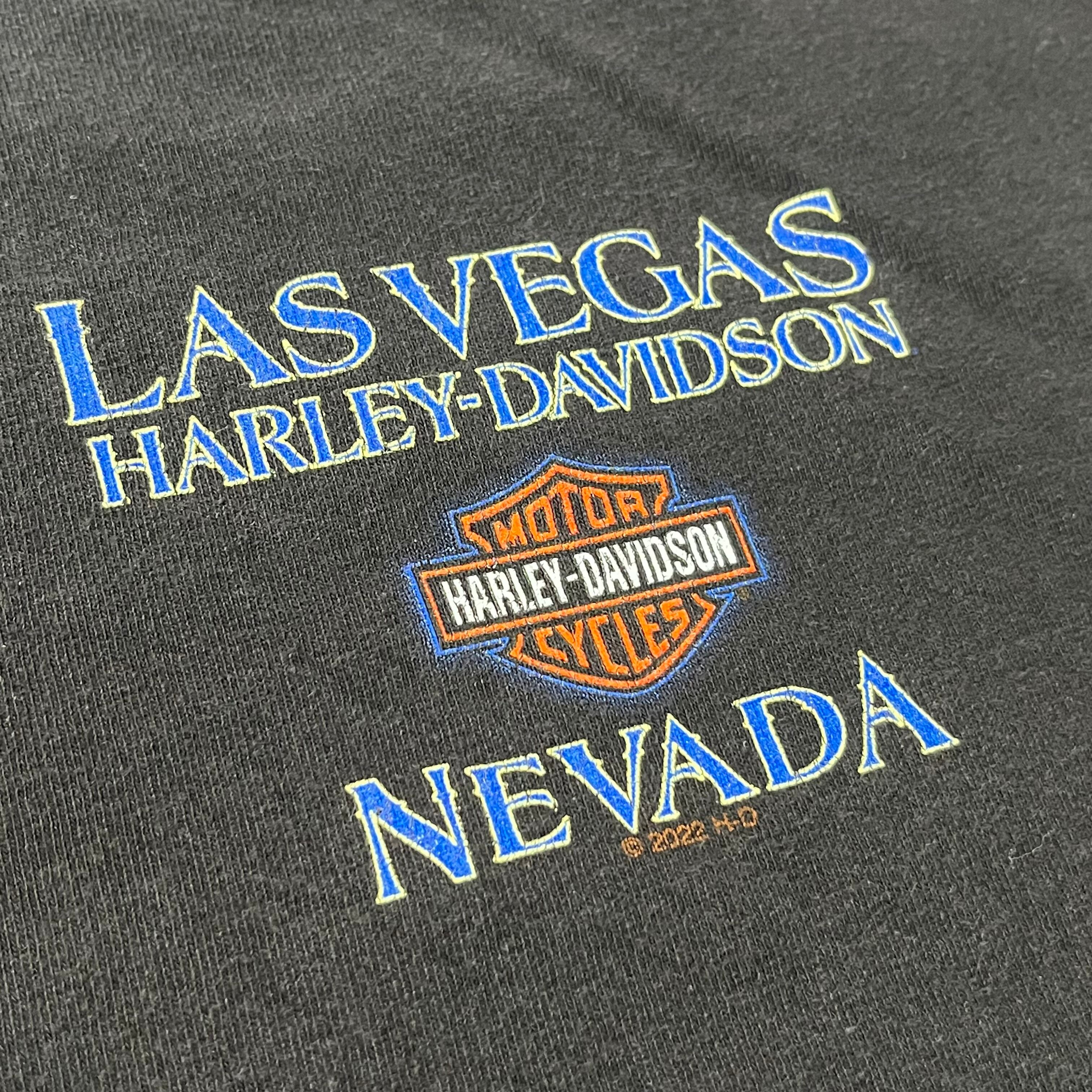 Harley Davidson ” S/S print Tee ハーレーダビッドソン 両面プリント