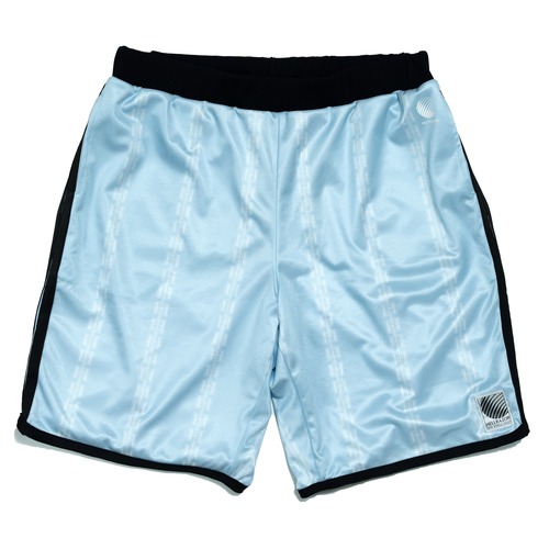 【HELLRAZOR】CHAIN STRIPED BASKETBALL SHORTS(LIGHT BLUE)〈国内送料無料〉