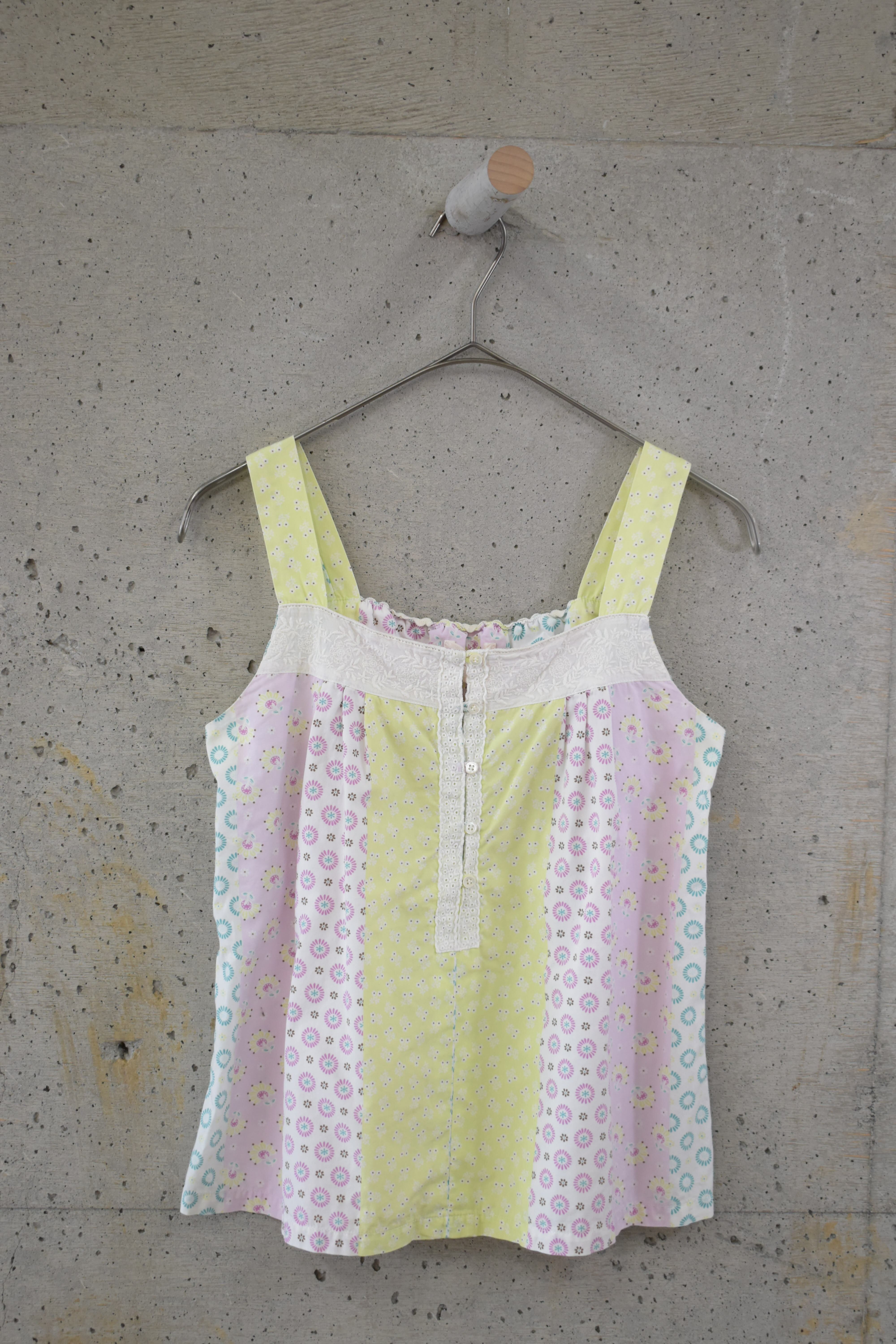 Patchwork-style camisole