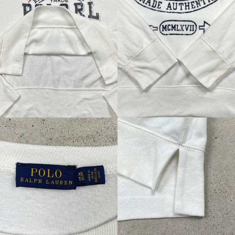 POLO RALPH LAUREN ポロラルフローレン プリントロゴ スウェットシャツ
