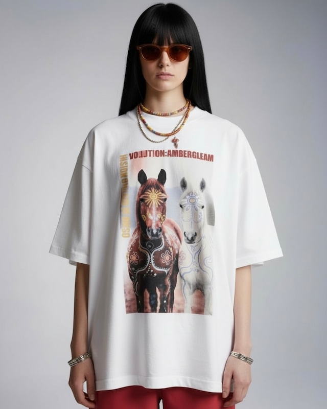 【3月下旬】ホワイトムスク  | EVOLUTION HORSE T-SHIRT
