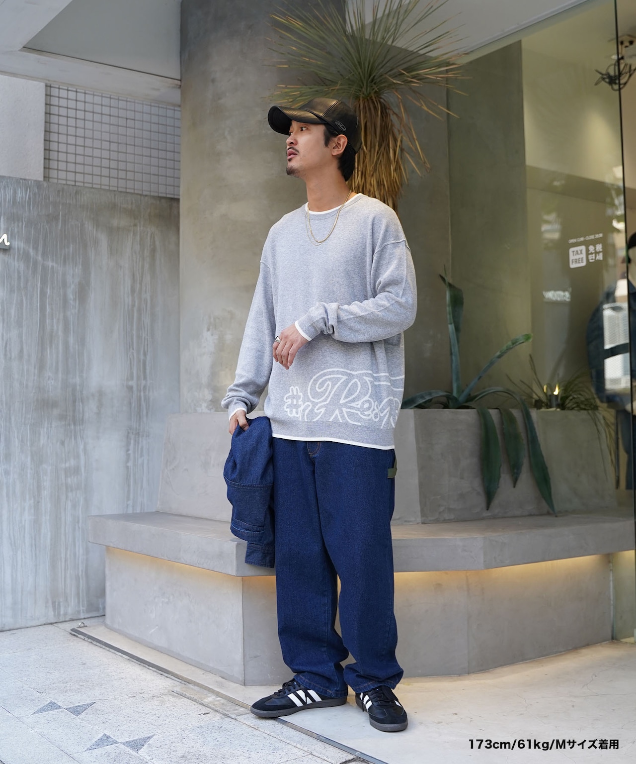 【#Re:room】NYRON SWITCHING PAINTER WIDE DENIM［REP231］