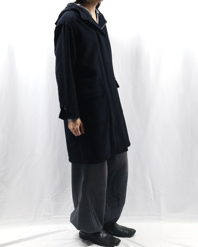 "Calvin Klein" hooded half coat