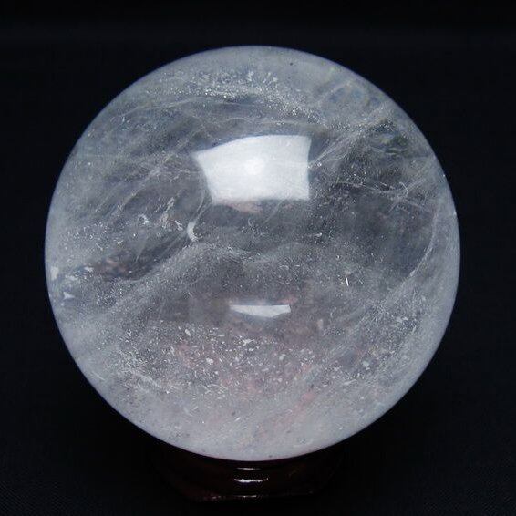 水晶 丸玉 65mm スフィア 置物 水晶玉 一点物 151-8974