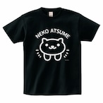 【再販】ねこあつめ　シンプルデザインTシャツ（ブラック）