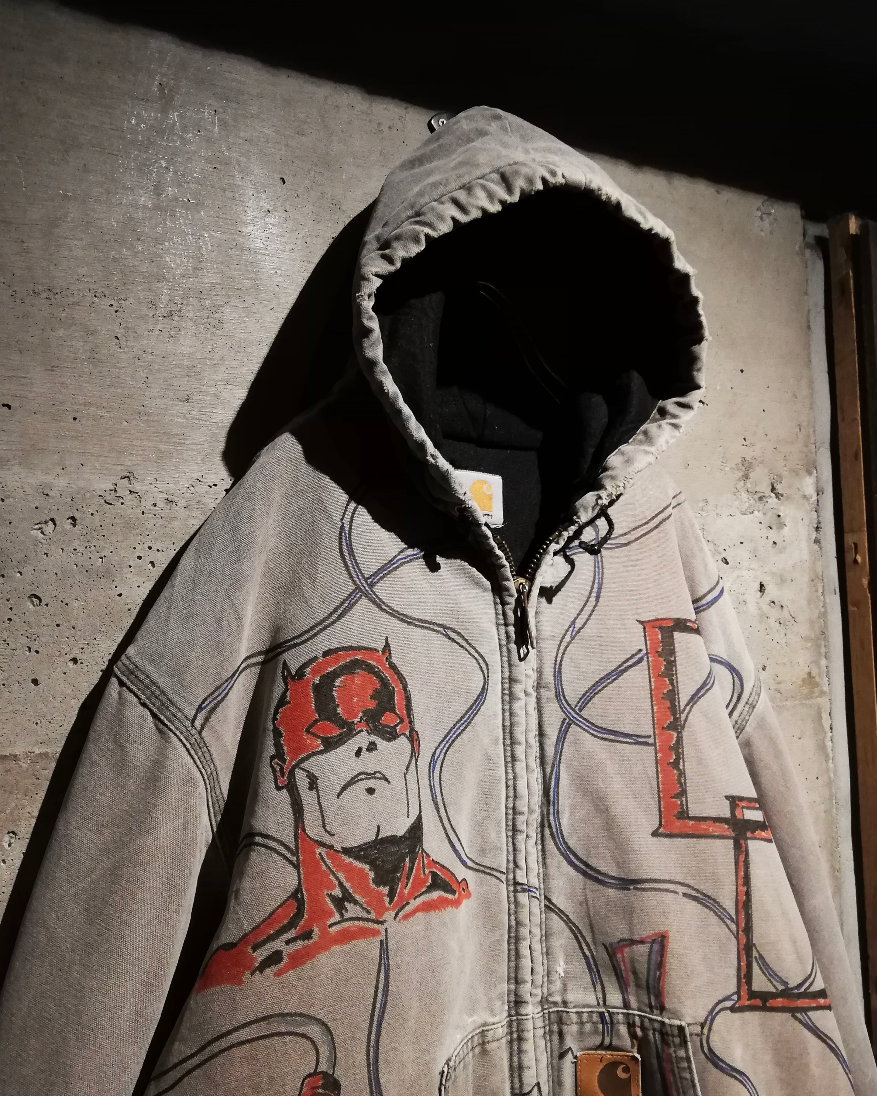 Caka】“Carhartt” Special Hand Drawing Custom Active Jacket | Caka