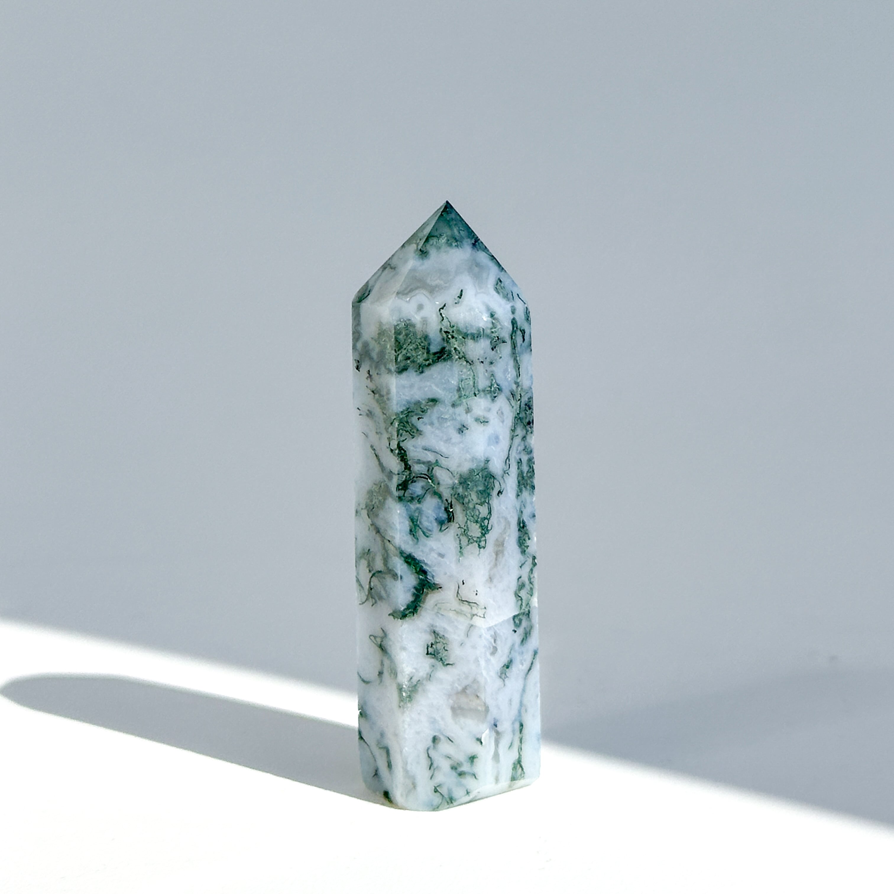 モスアゲート タワー11◇ Moss Agate ◇天然石・鉱物・パワーストーン